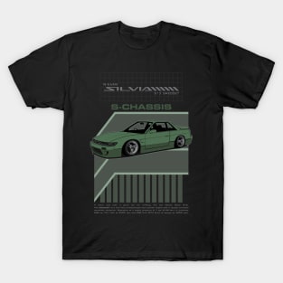 Silvia S13 (green) T-Shirt